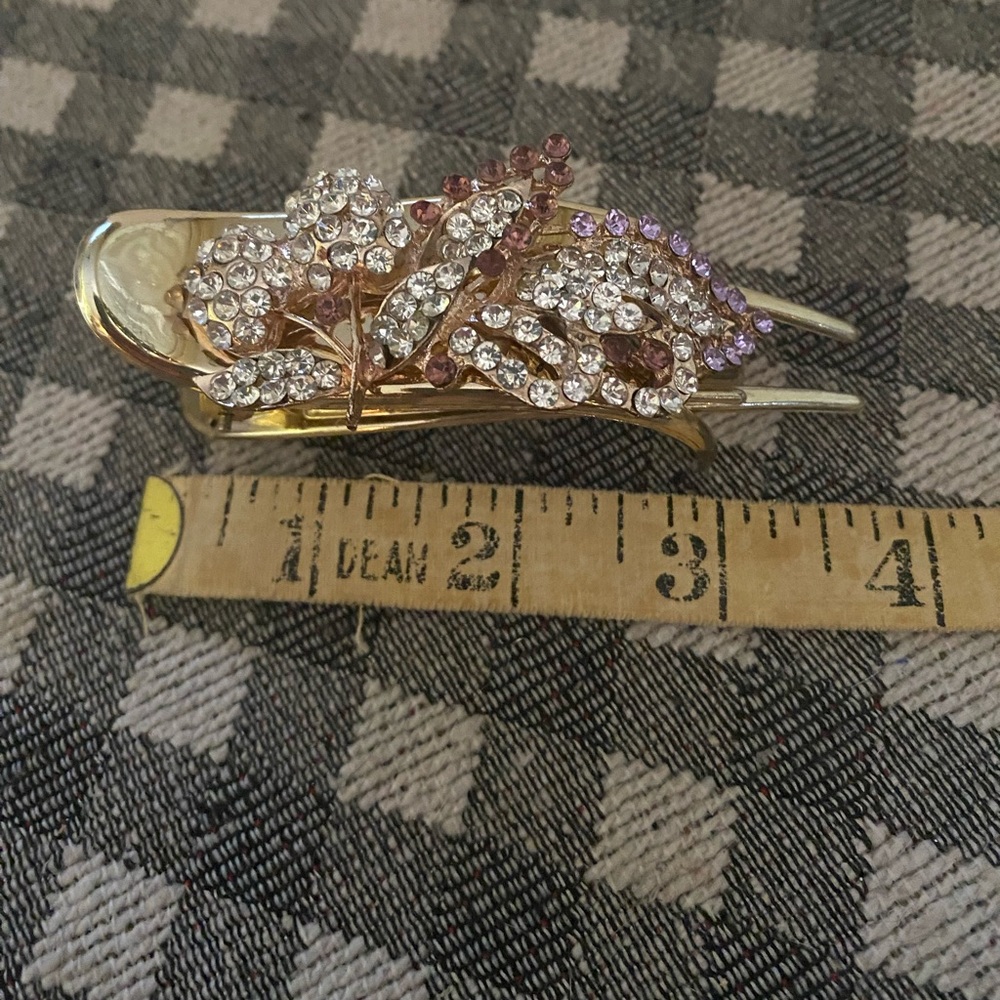 New Rhinestone Hair Clip - Picture 4 of 4
